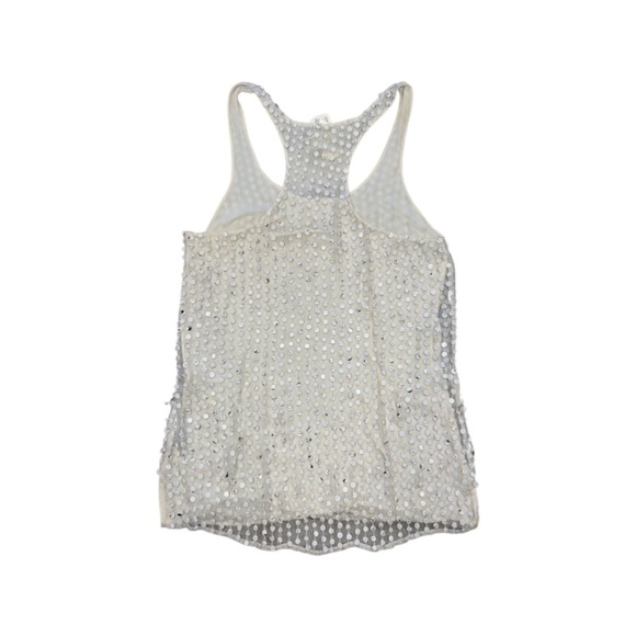 Haute Hippie Sequin Beaded Silk Tank Top | NWT | Size L - Picture 3 of 11